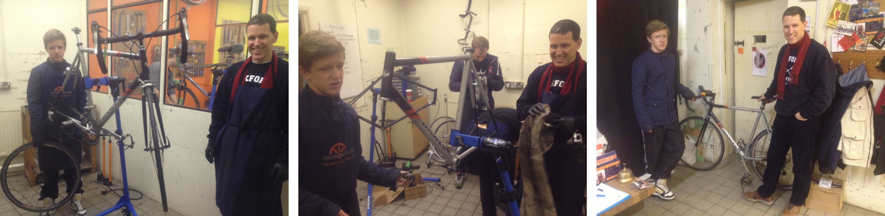 Elija and Dan build a bike